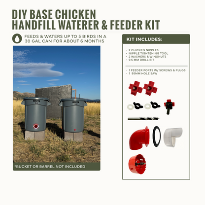 Easy Chicken Feeder and Automatic Chicken Waterer Kits – Chicken Chores Just Got 20X Easier